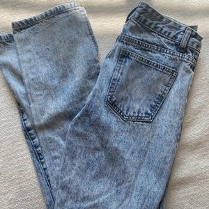 Size 4 acid wash distressed jeans